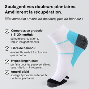 OrthoComfort™ – Chaussettes Orthopédiques de Soutien et de Compression en Bambou