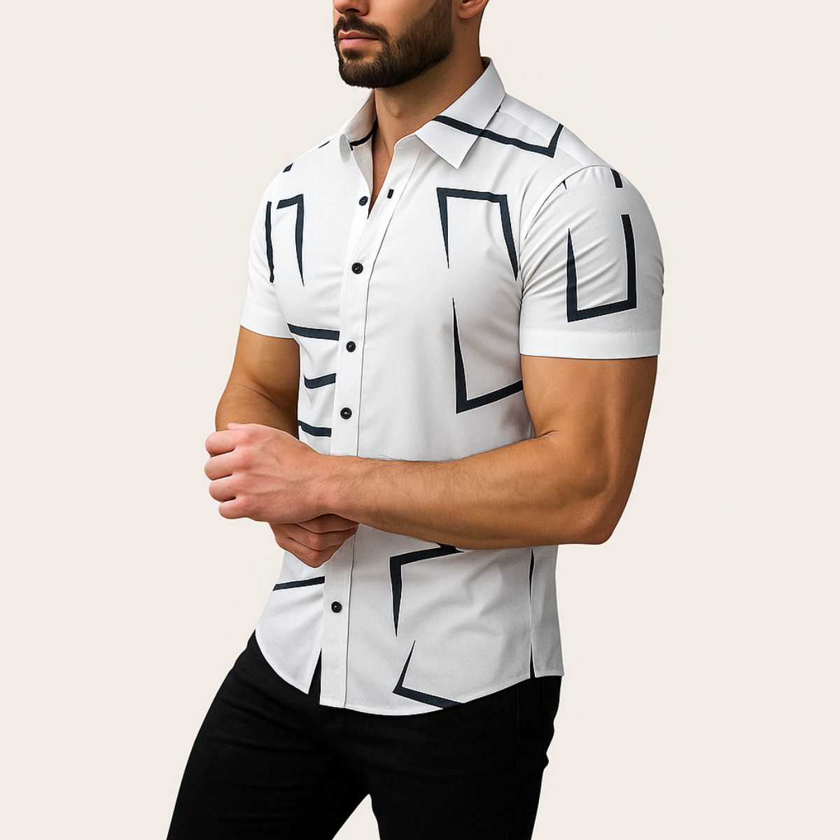 Jetta Chemise Imprimée – Style Estival Décontracté