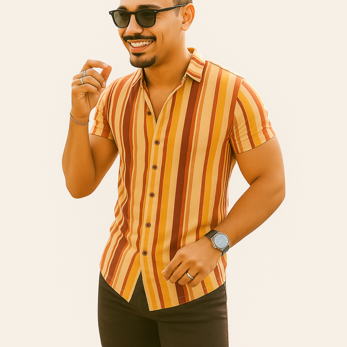 Jetta Chemise Imprimée – Style Estival Décontracté