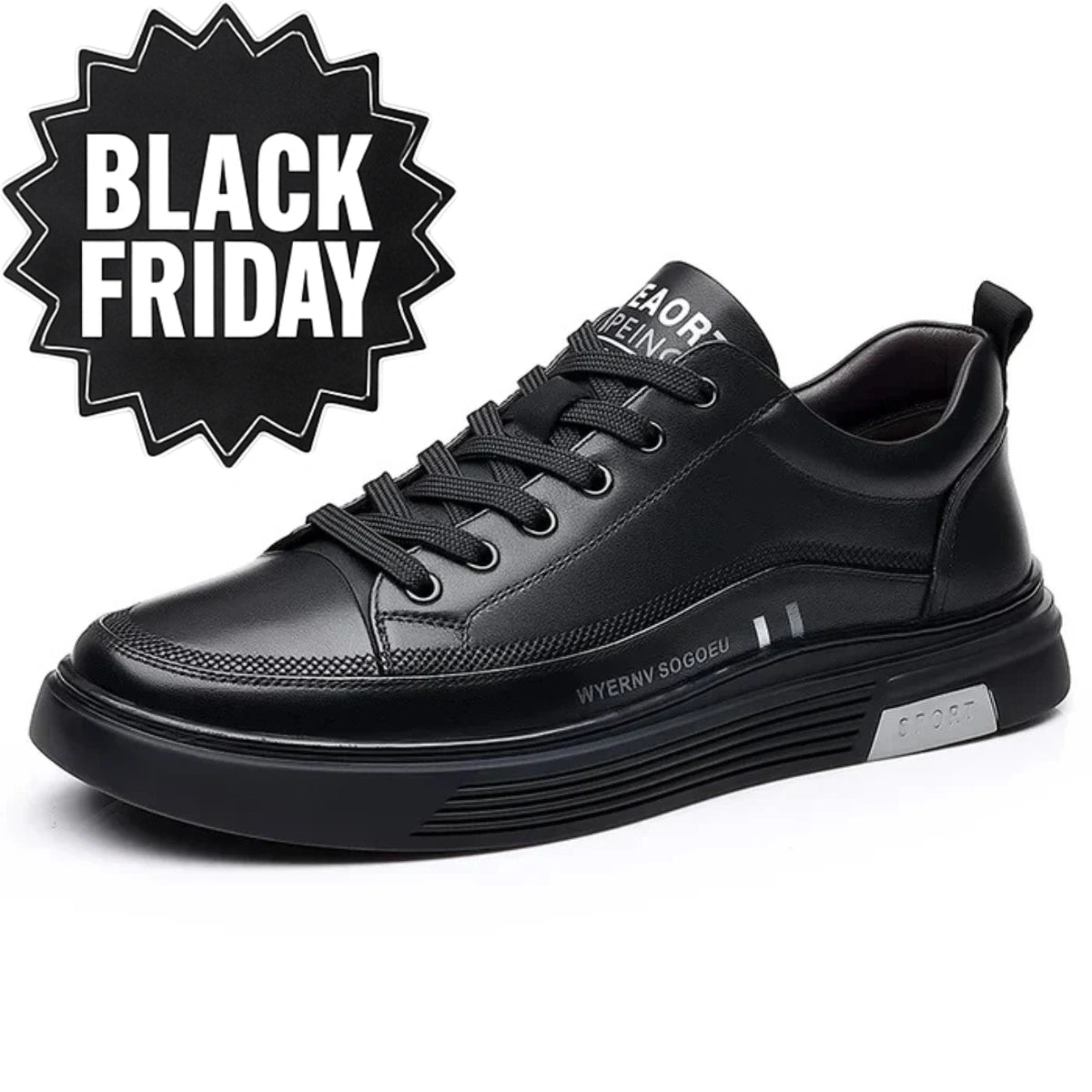 Baskets décontractées en cuir véritable - Sport plat - [BLACK FRIDAY] - [ACHETÉZ 1, RECEVÉZ 2]