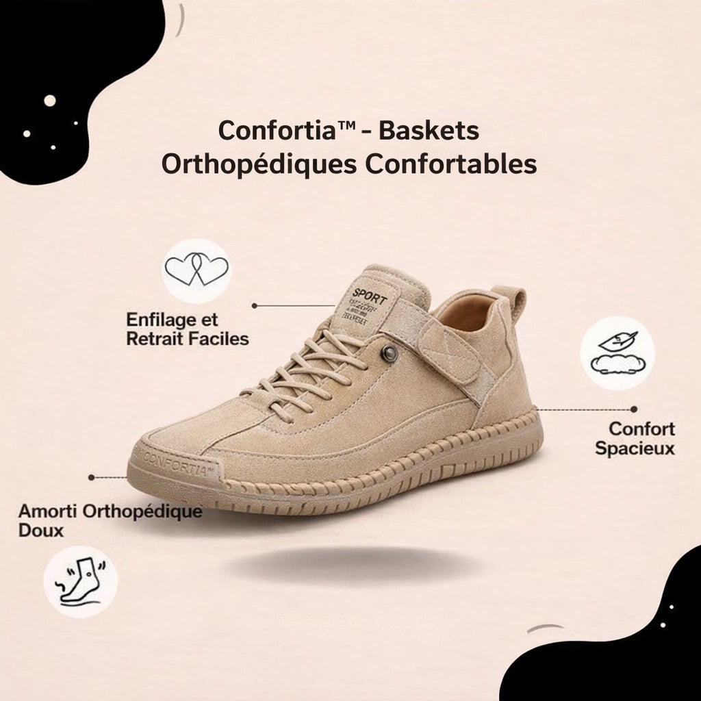 Jetta | Baskets orthopédiques haut de gamme - Confortia™ (STOCK LIMITÉE)