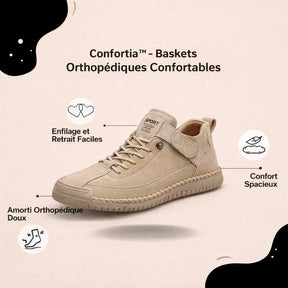 Jetta | Baskets orthopédiques haut de gamme - Confortia™ (STOCK LIMITÉE)