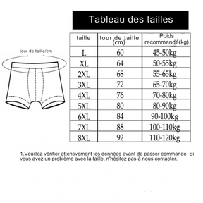 Jetta - Kit de 10 Boxers en Fibre de Bambou [Payez 5, emportez 10] - [STOCK LIMITE]