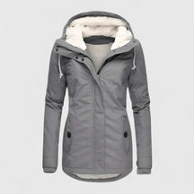 Veste d'Hiver Femme Doublée Sherpa Chaude