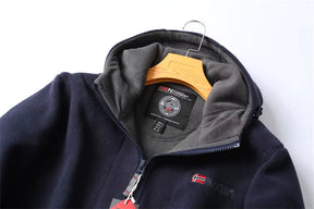 Veste à capuche pour hommes Nordwell™ – Veste sweat à capuche d'hiver brodée