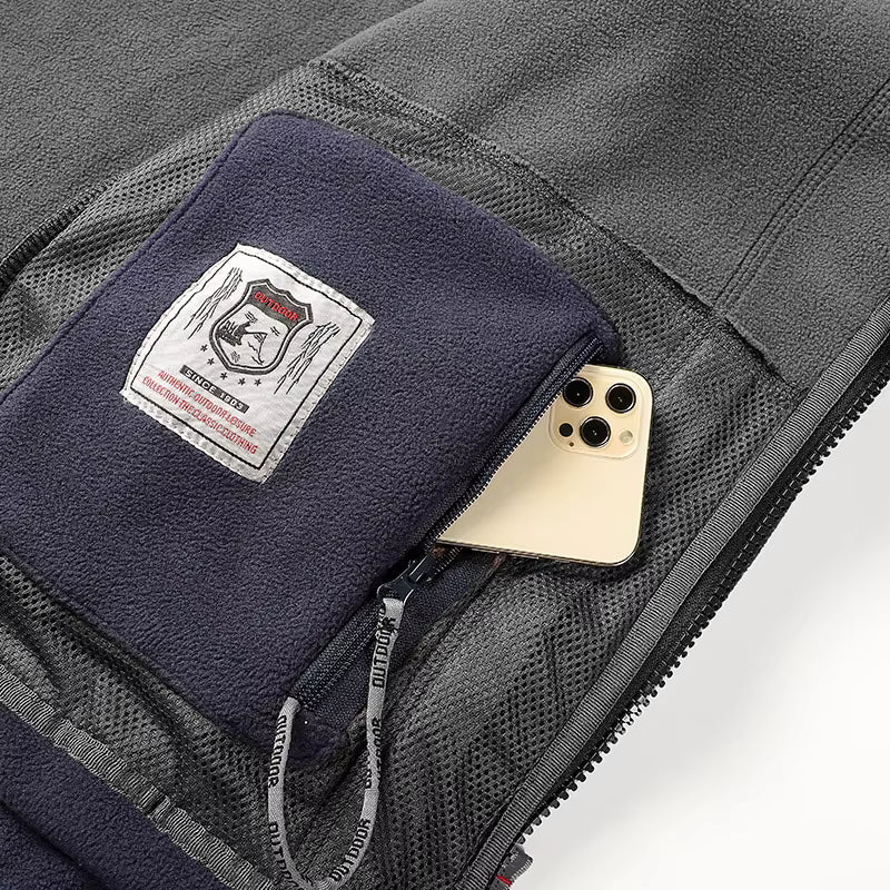 Veste à capuche pour hommes Nordwell™ – Veste sweat à capuche d'hiver brodée