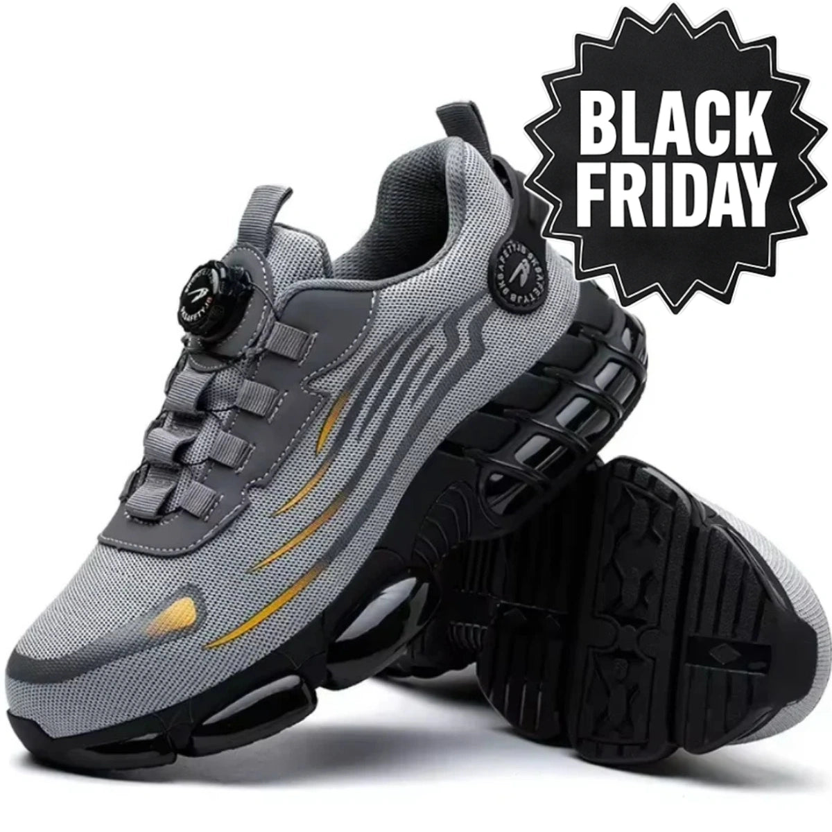 Chaussure de travail avec embout en acier - JettaRocky™  - [BLACK FRIDAY] - [ACHETÉZ 1, RECEVÉZ 2]