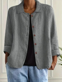 Veste Casual Femme à Boutons
