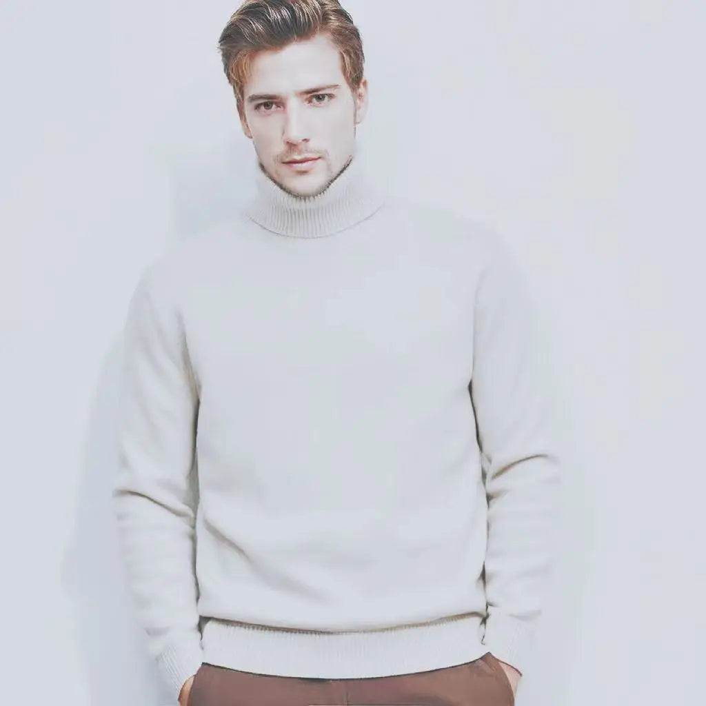 CachemireRaffiné™ Col Roulé Homme