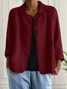 Veste Casual Femme à Boutons