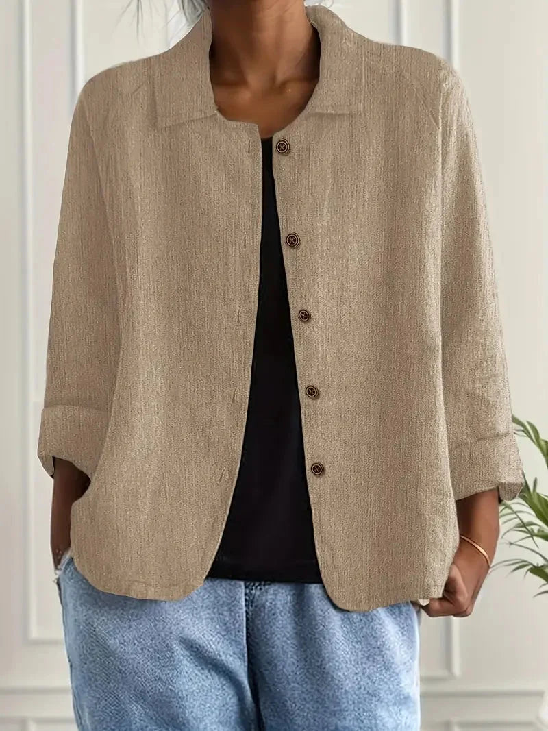 Veste Casual Femme à Boutons