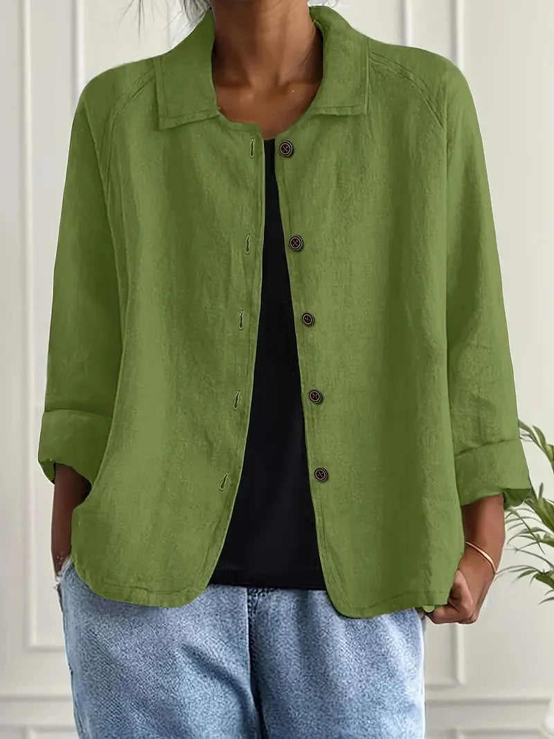 Veste Casual Femme à Boutons