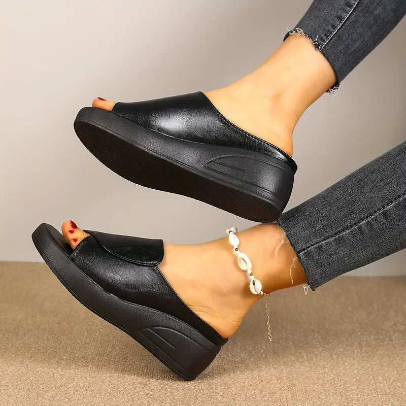 Jetta – Mule Féminine Confort Élégant NoirLift - [BLACK FRIDAY] - [ACHETÉZ 1, RECEVÉZ 2]