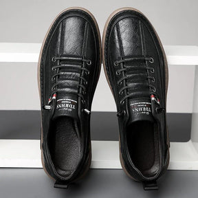 Baskets décontractées en cuir véritable Vinny
