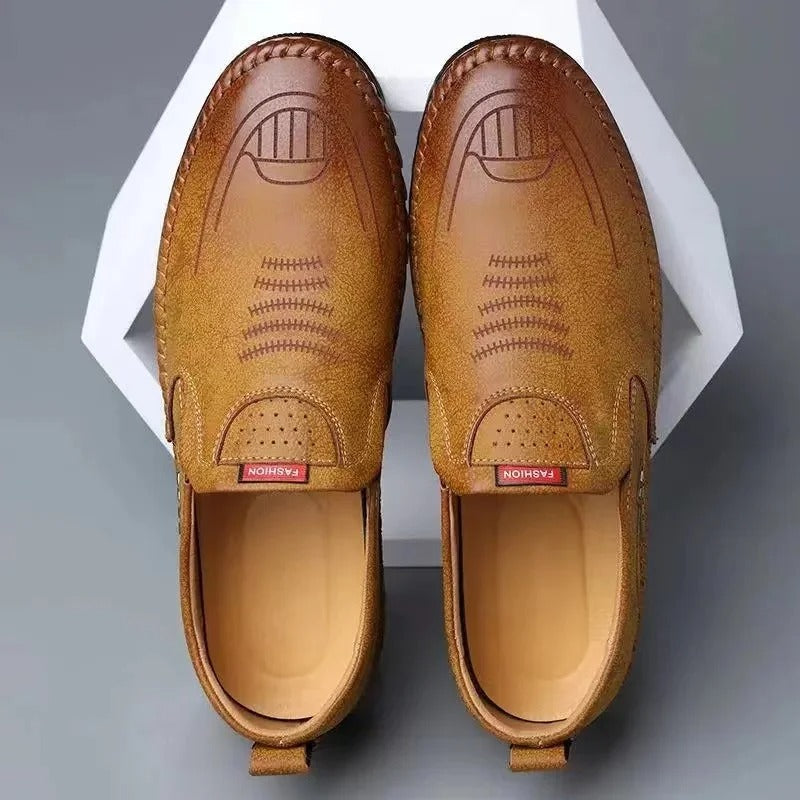 Mocassins à enfiler en cuir pour hommes - PROMOTION LIMITÉE