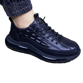 Chaussures de loisirs italiennes en crocodile imprimé avec coussin d'air pour hommes - JettaCroc™ - [BLACK FRIDAY] - [ACHETÉZ 1, RECEVÉZ 2]