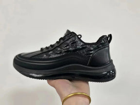 Chaussures de loisirs italiennes en crocodile imprimé avec coussin d'air pour hommes - JettaCroc™ - [BLACK FRIDAY] - [ACHETÉZ 1, RECEVÉZ 2]
