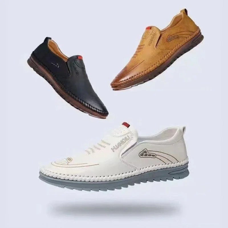 Mocassins à enfiler en cuir pour hommes - PROMOTION LIMITÉE