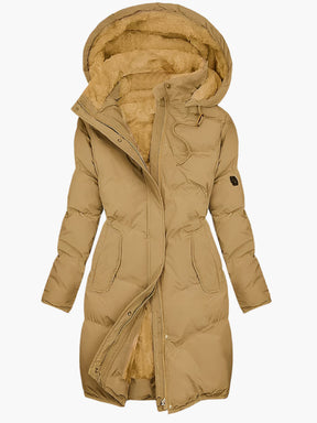 Doudoune Femme à Capuche Élégante Matelassée