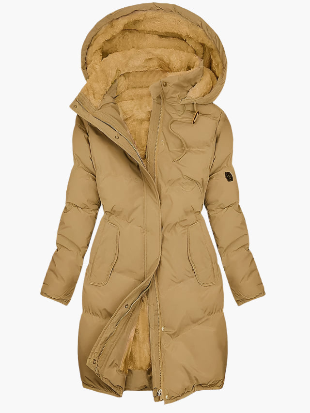 Doudoune Femme à Capuche Élégante Matelassée